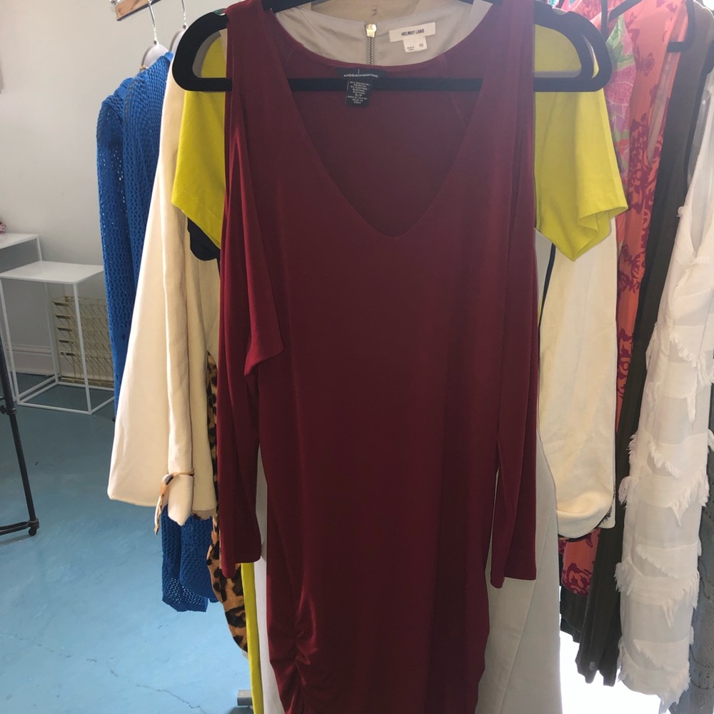 Deep red Moda International Dress